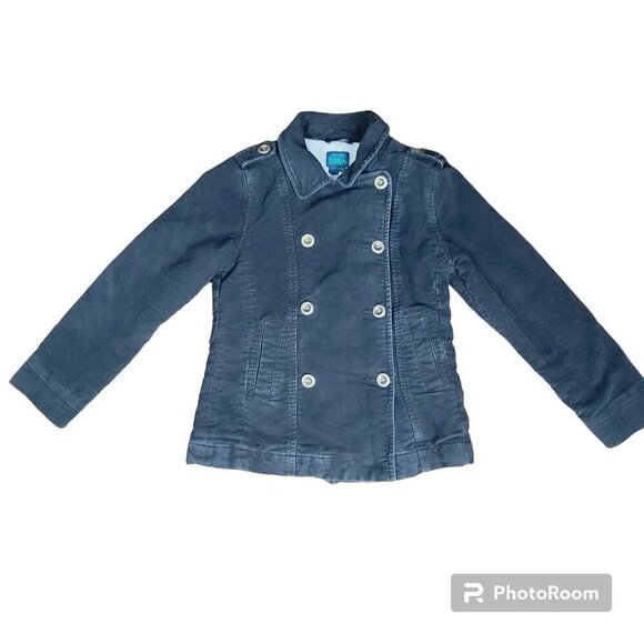 Mini Boden Black Girls Peacoat size 9-10 years - Picture 1 of 8